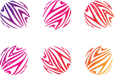 Tree ring clipart, vector logo wood ring. Circle topography map