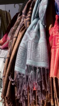 famous windmills of Mykonos island over seascape, Mykonos island, Greece. High quality 4k footage