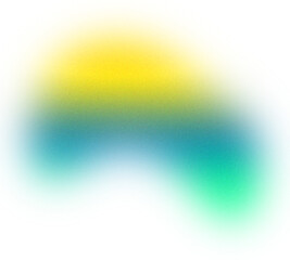 Obraz premium Iridescent Aura: Fluid Green Holographic Element