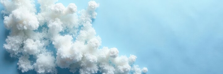 Subtle gray and white woolly pattern on baby blue Soft, cool textured background , wool, photography