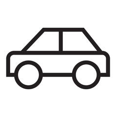  car icon vector silhouette illustration