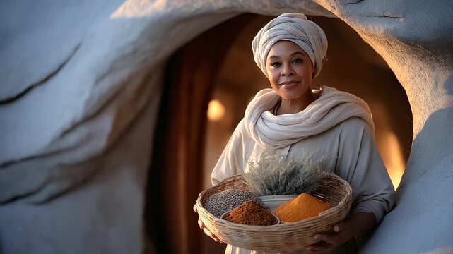 Warm welcome with spices in a cozy home