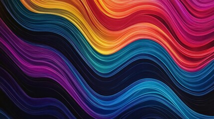 Abstract colorful wavy background.