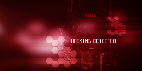 2D illustration Hacked data online code background