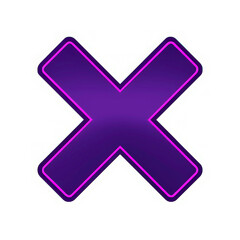 Fototapeta premium cross mark button