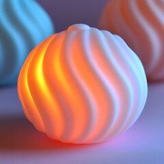 LED motion-activated ball toy for nocturnal pets play photo.
