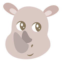 Animal clipart. Autumn animal. Cute animal head. Boho faces clipart. Cute vector faces of different animals. Cute baby safari animal faces vector illustration. 