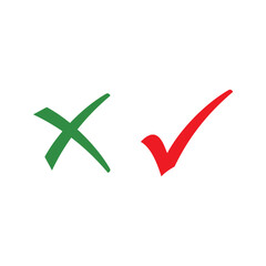 Check Mark Icon, Checked, "yes" and "no". Check Mark Icon.