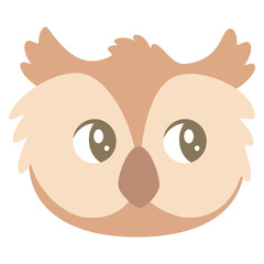 Animal clipart. Autumn animal. Cute animal head. Boho faces clipart. Cute vector faces of different animals. Cute baby safari animal faces vector illustration. 