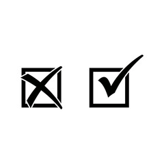Check Mark Icon, Checked, "yes" and "no". Check Mark Icon.