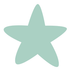 Cute dragon clipart in cartoon flat style.  Fantasy clipart. Vector illustration
