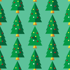 Obraz premium christmas tree pattern