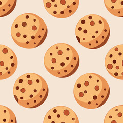 Fototapeta premium pattern with biscuit