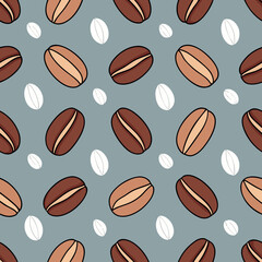 coffee beans pattern