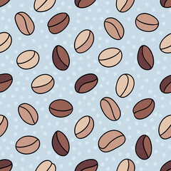 coffee beans pattern