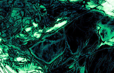 Vibrant Liquid Ink Abstract Backgrounds on Plastic Wrap