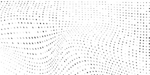 Modern abstract halftone gradient texture. Vanishing polka dot design abstract simple