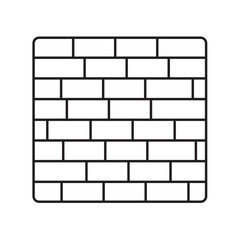 Bricks icon. Simple design. Vector illustration. EPS 10.