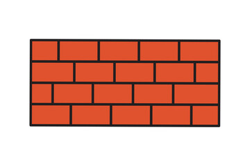 Bricks icon set. Simple design. Vector illustration. EPS 10