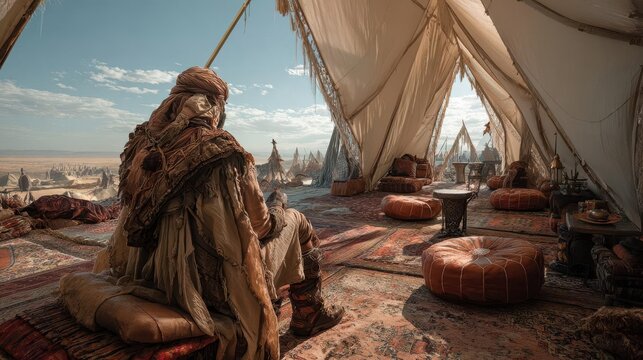 Nomadic Desert Camp Interior