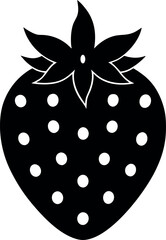 Naklejka premium vector illustration of a strawberry