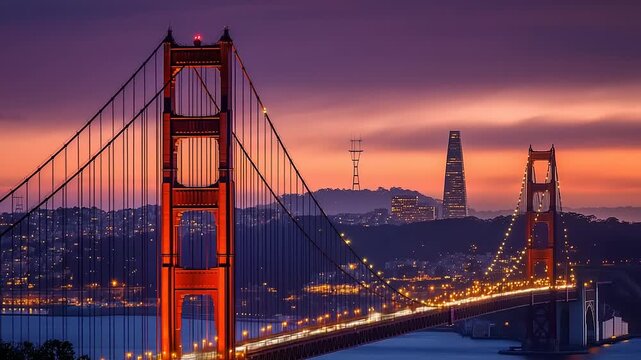 Golden Gate Bridge at Dawn