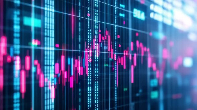Digital Financial Market Data Fluctuation Visualization Analysis