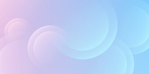 Obraz premium bstract background .blue and pink gradation. circle effect style.