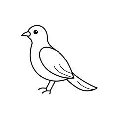 Fototapeta premium A elowen line art vector illustration.