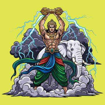 god indra vector