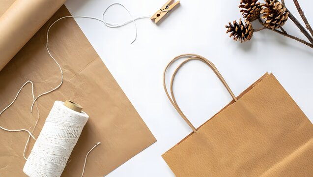DIY Gift Wrapping with Kraft Paper