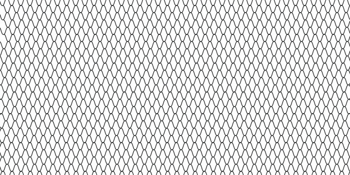 Wire mesh fence isolated on white background modern net arts