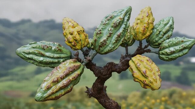 Cocoa Pods on a Branch
