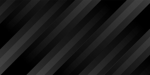 Obraz premium Black abstract background. Elegant dark diagonal shape elements. Modern luxury grey gradient graphic design.