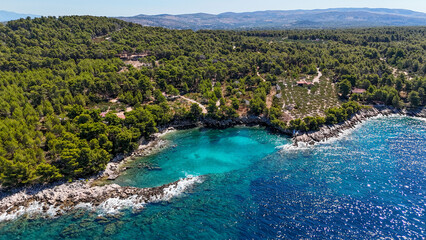 HRV, Kroatien, Brac, Insel in Dalmatien, Milna