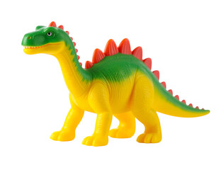Stegosaurus Toy: A vibrant Stegosaurus toy, featuring bold colors and playful details, stands as a cheerful emblem of prehistoric wonder.