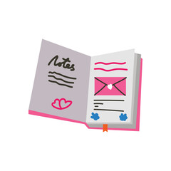 notebook vector illustration isolated