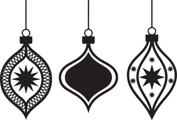 Elegant Ornament Silhouettes Set