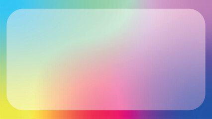 Obraz premium Colorful rainbow gradient background with soft smooth blur and light texture 