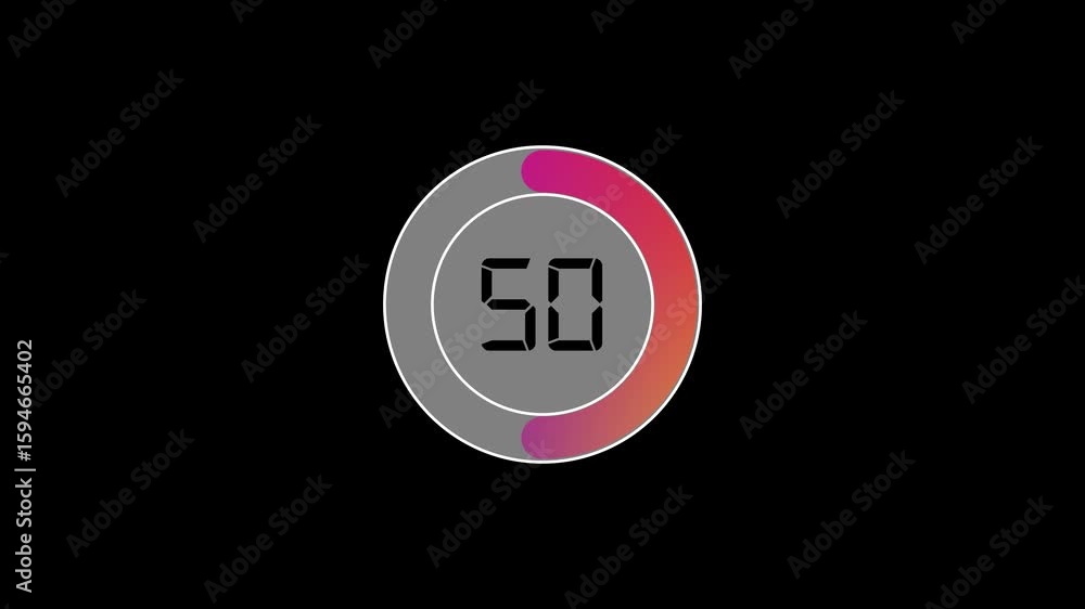 Poster animation circle progress bar animation