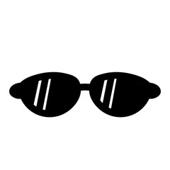 black and white glasses