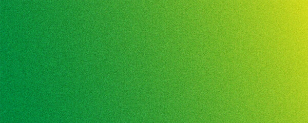 Noisy grain texture effect green and lime color gradient banner background. green grain texture background.eps 10