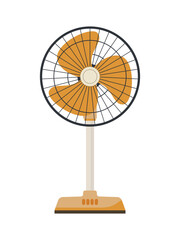 Electric Floor Fan, front view fan, summer concept