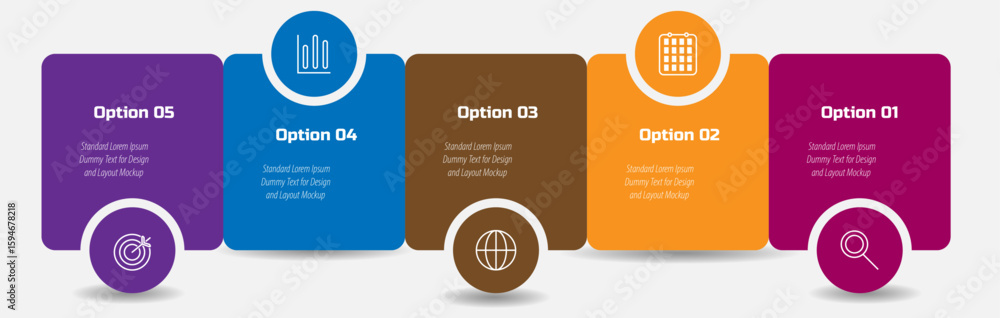 Poster vector business template for presentation – modern vector for workflow layout, diagram, report, web 