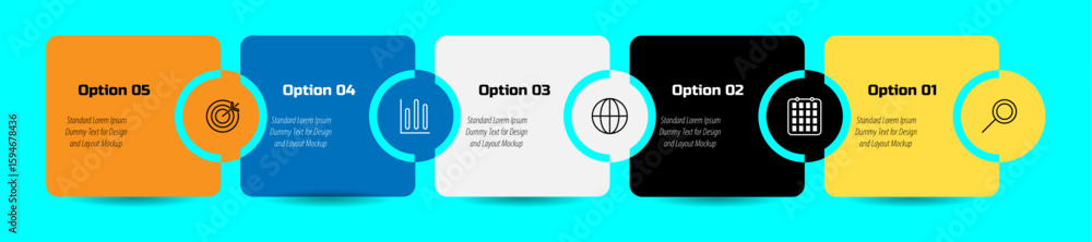 Poster vector business template for presentation – modern vector for workflow layout, diagram, annual repor