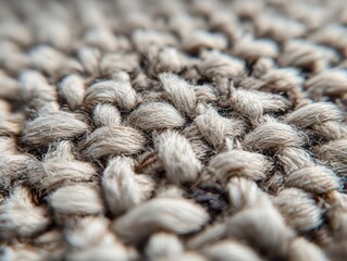 CloseUp Texture of Woven Fabric