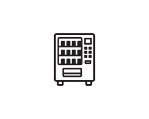 Vending Machine icon vector design illustration.