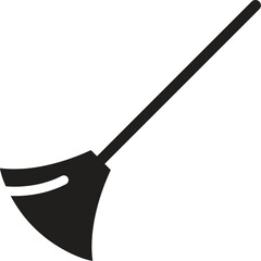 Broom sweeper graphic design template vector isolated