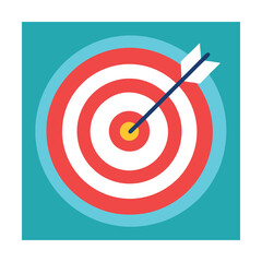Target Icon for Goal Setting and Achievement Tracker