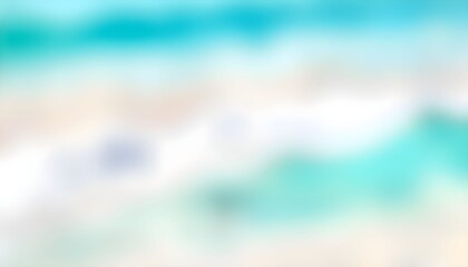 Obraz premium Ocean Blue and Sand Blur Background